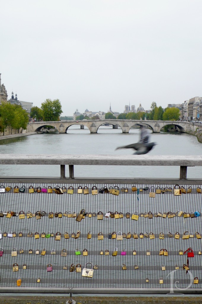 Paris love locks