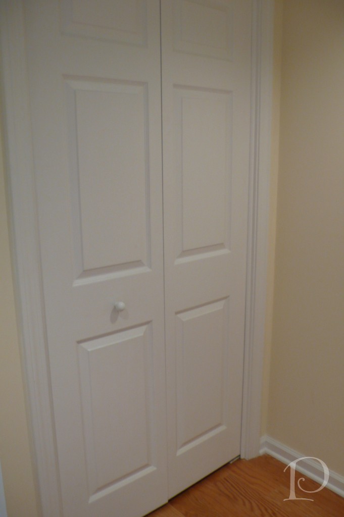 Entry closet doors before