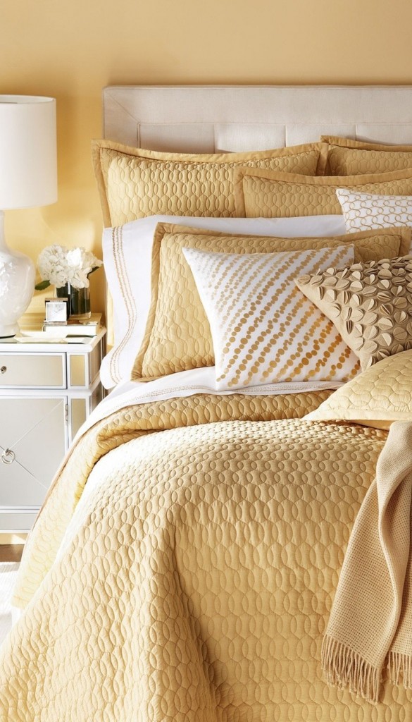 luxury bedding | Boston interior designer Pamela Copeman