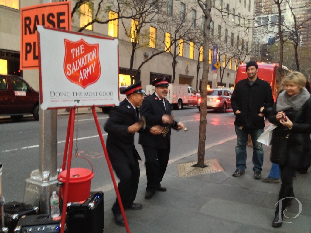 NYC Salvation Army bell ringers