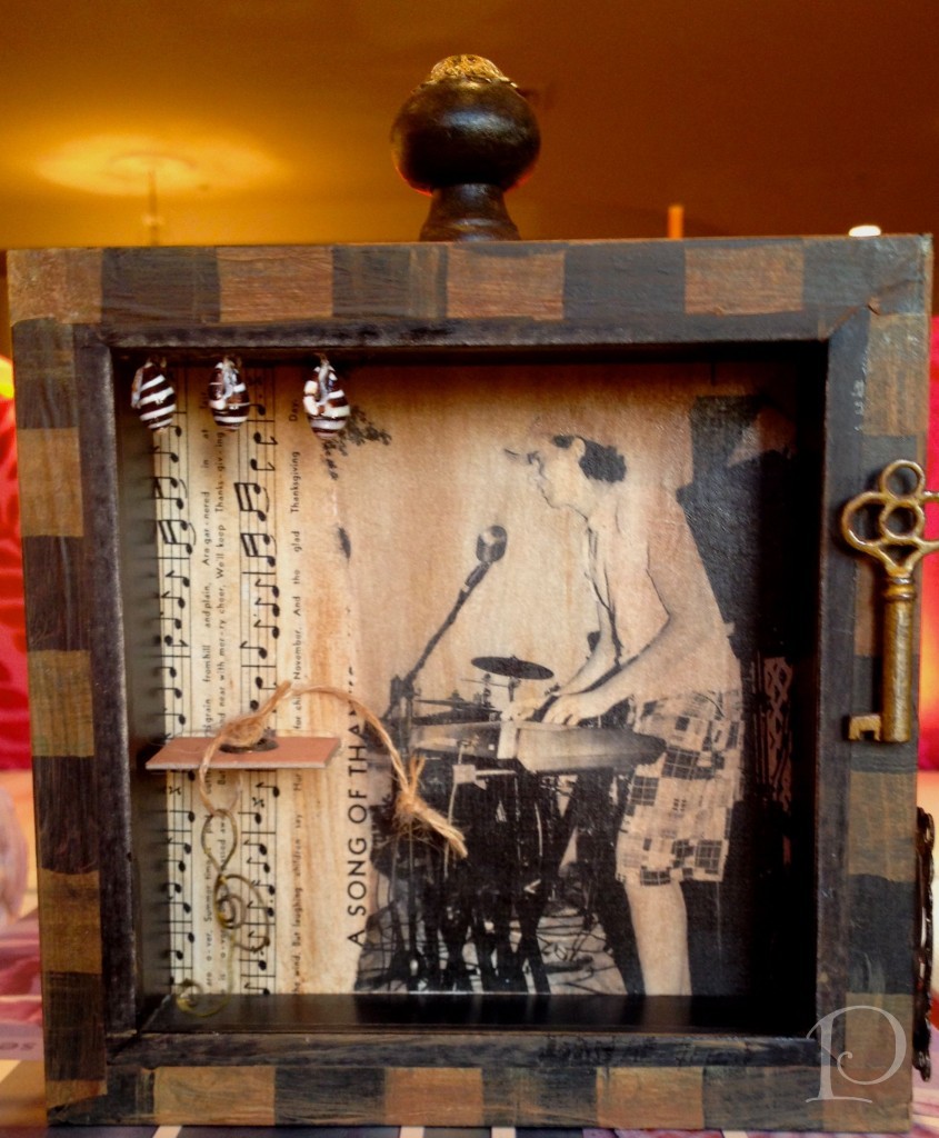 Summer Concert shadowbox by Pamela Copeman