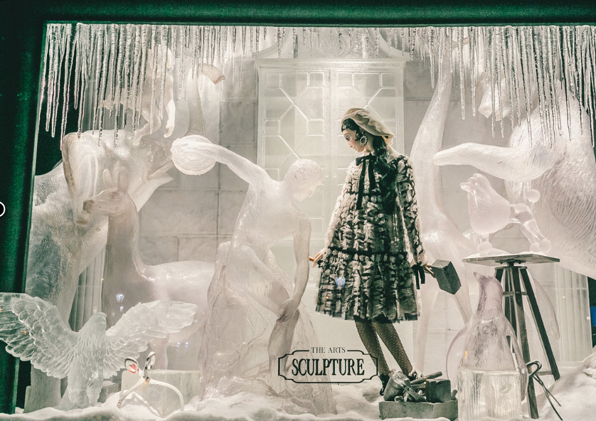 Bergdorf Holiday window via racked ny