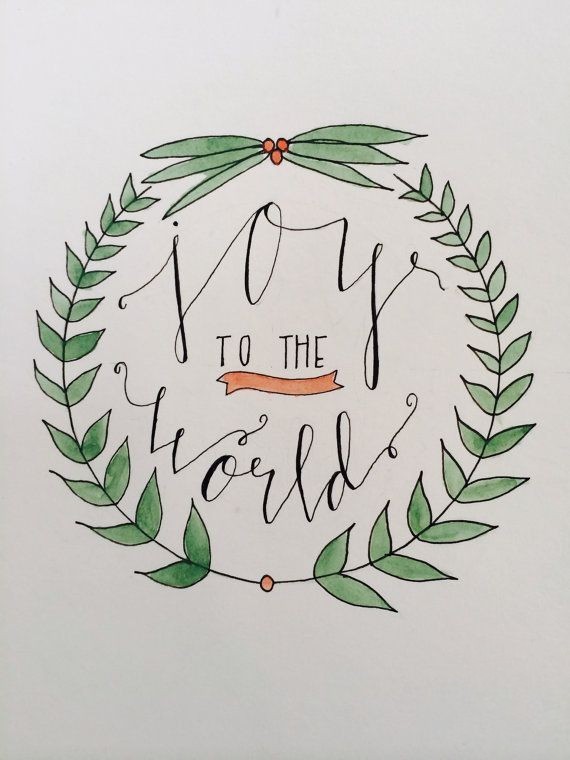 watercolor holiday print by The Simple City Shop