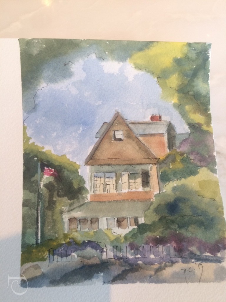 Watercolor Cape Cod by Pamela Copeman