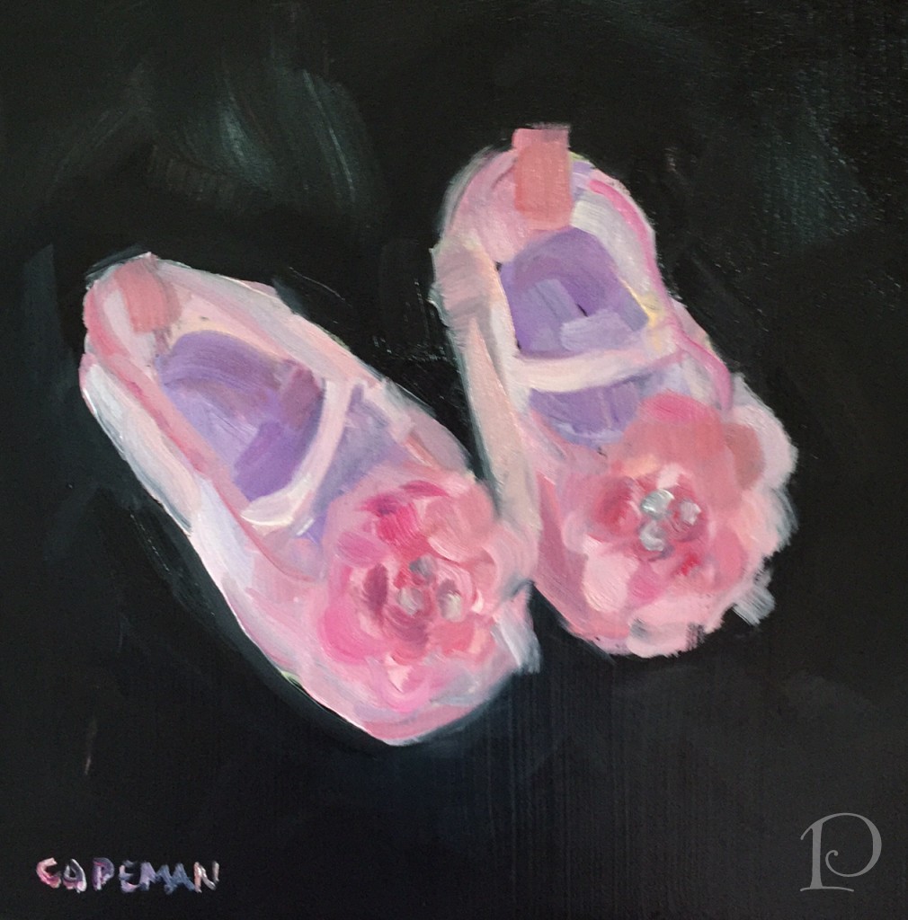 Pink Baby Shoes by Pamela Copeman