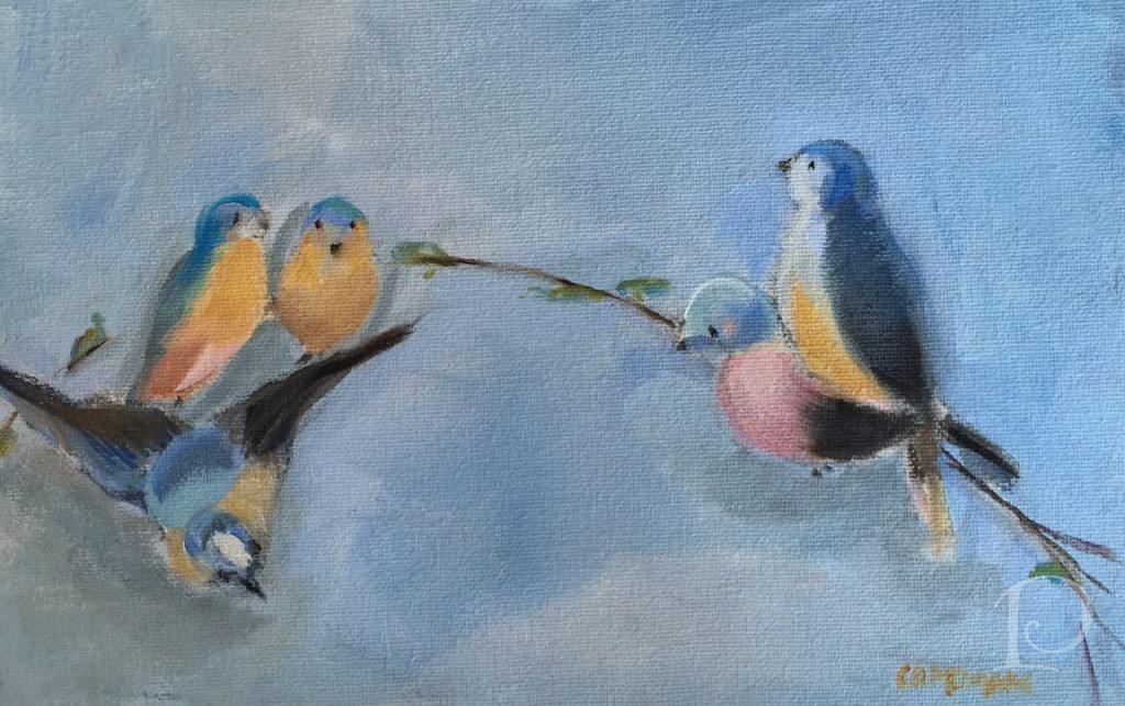 Birds of Spring by Pamela Copeman