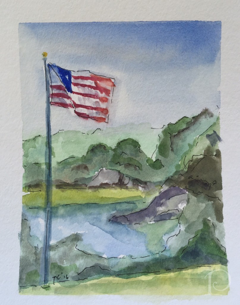 4th Flag by Pamela Copeman