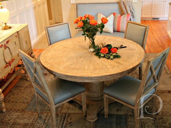 Dining room Cape Cod condo by Pamela Copeman Design