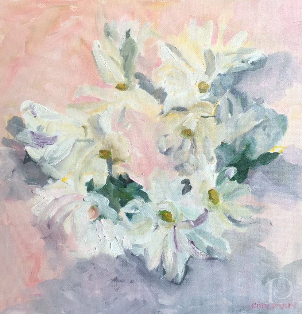 Daisy Crown pink white by Pamela Copeman