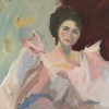 Paris face portrait Impressionist Pamela Copeman painting