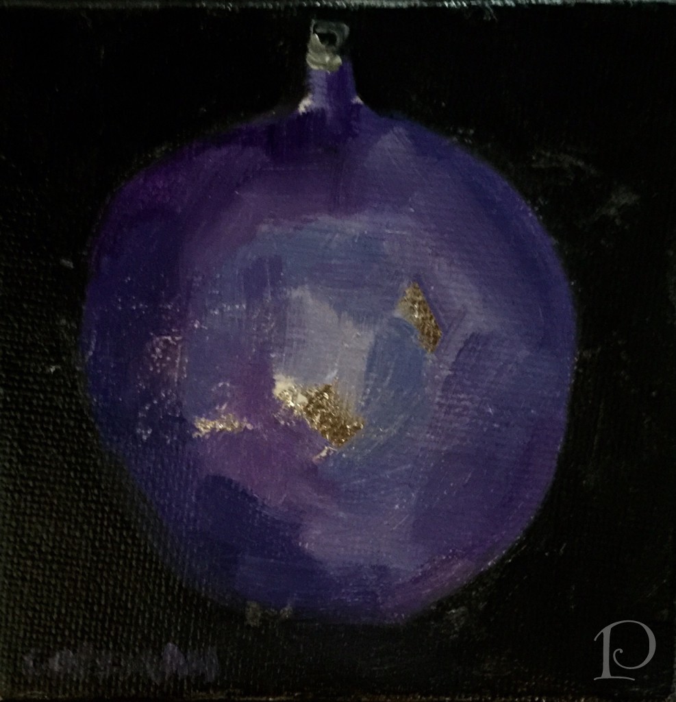 purple-gold-ornament-by-pamela-copeman-art