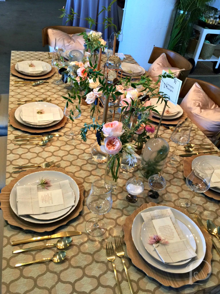 Heading Home To Dinner tablescape by Phoebe Lovejoy