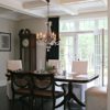 Pamela Copeman Design dining room black and dramatic