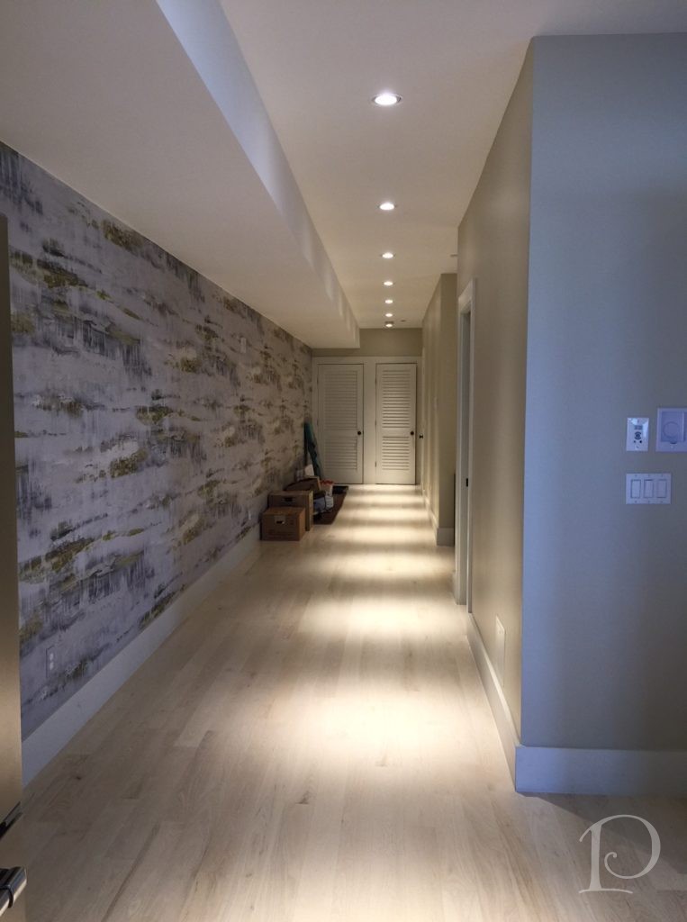 South Boston Urban Nest long hallway before Pamela Copeman Design Group