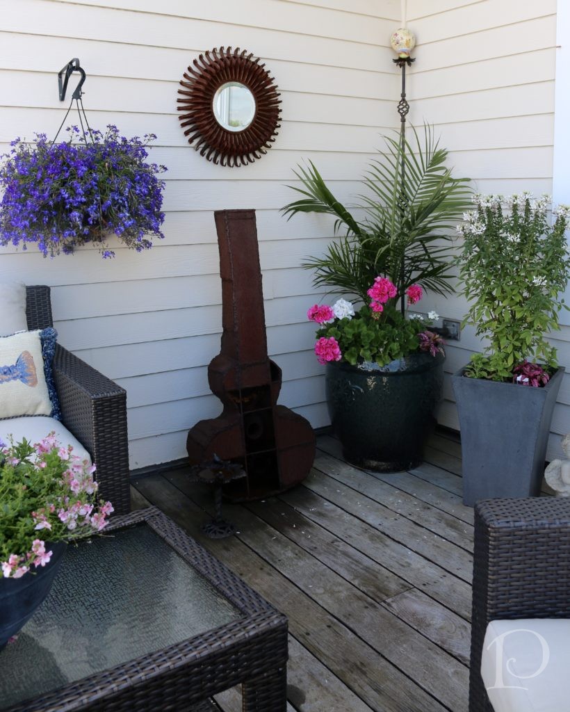 deck container gardens full sun