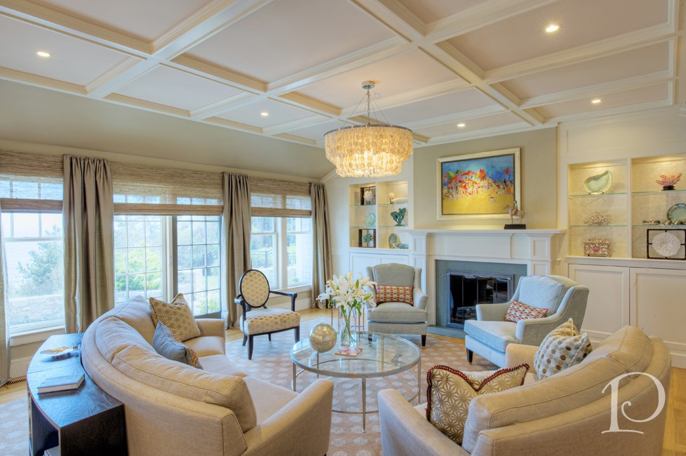 Pamela Copeman Design Cape Cod luxury living room